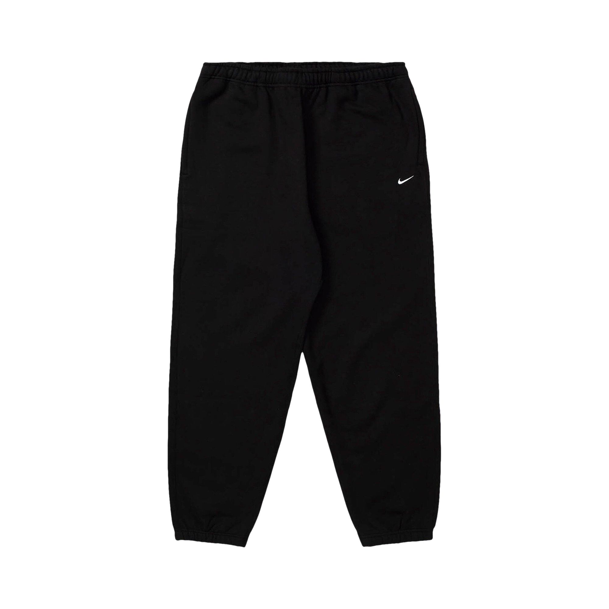 NIKE NIKE SOLO SWOOSH FLEECE PANTS 'BLACK'