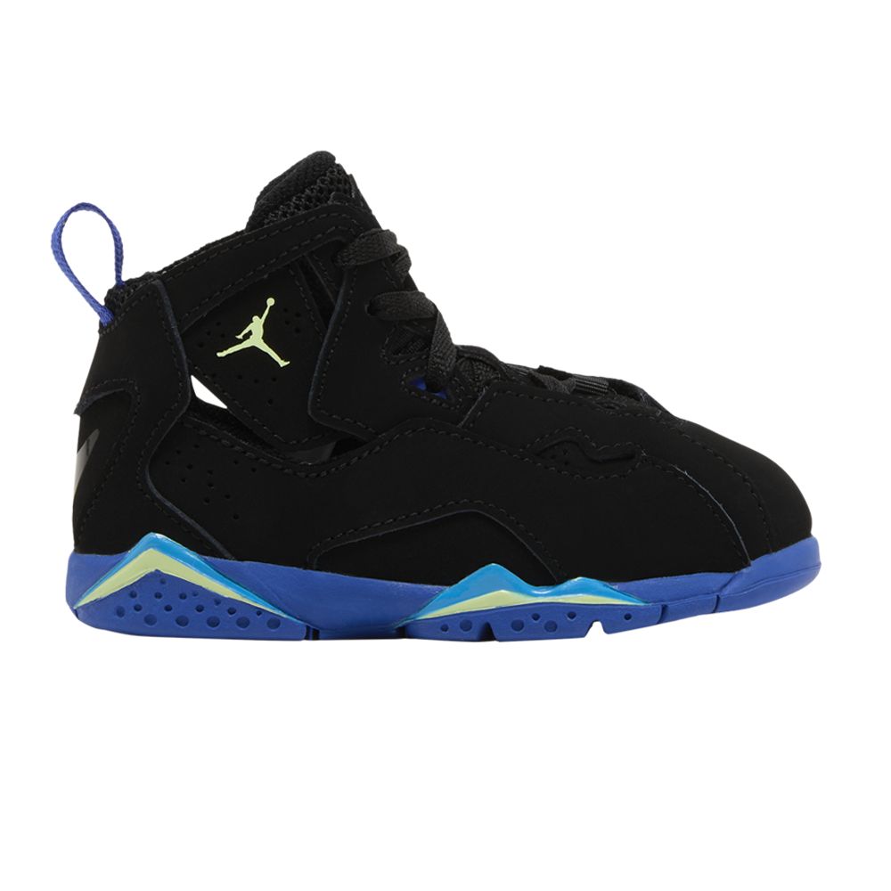Pre-owned Air Jordan Jordan True Flight Td 'black Hyper Royal' | Kid's Size 4