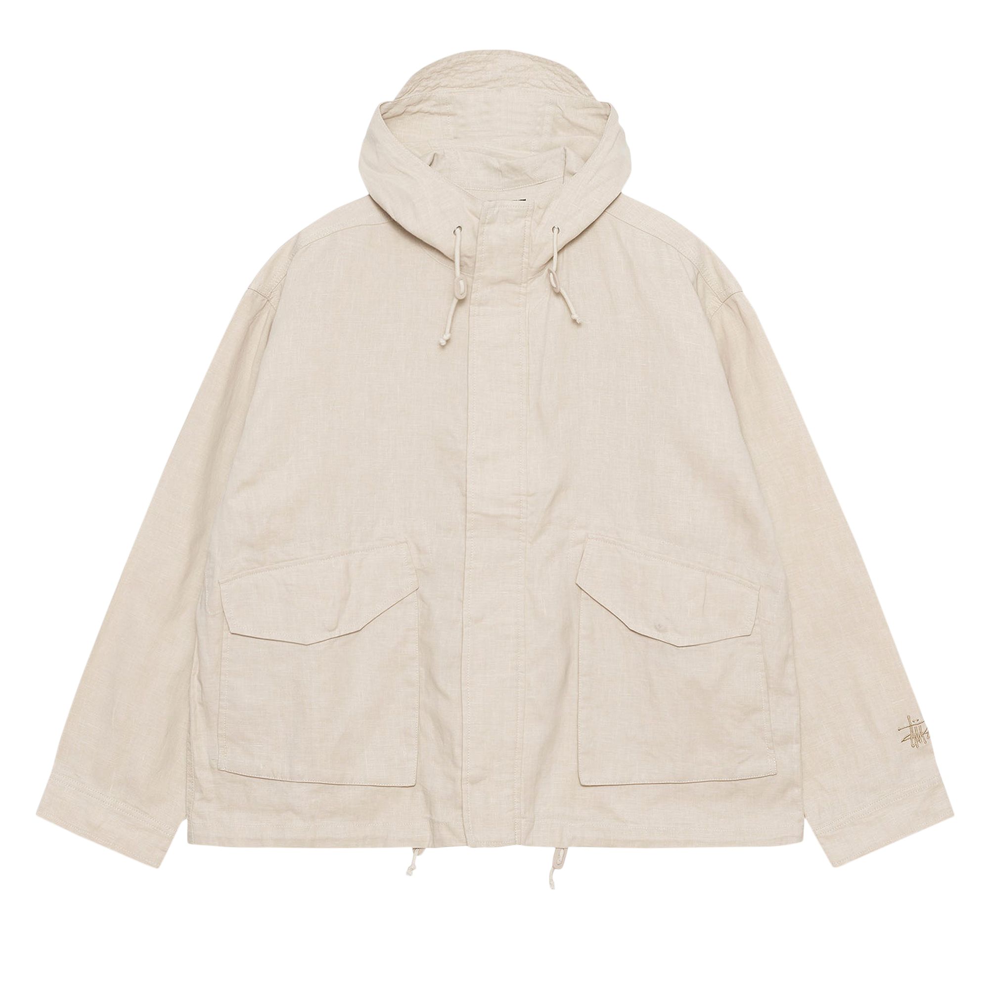 Stussy Short Parka 'Natural' | Cream | Men's Size M
