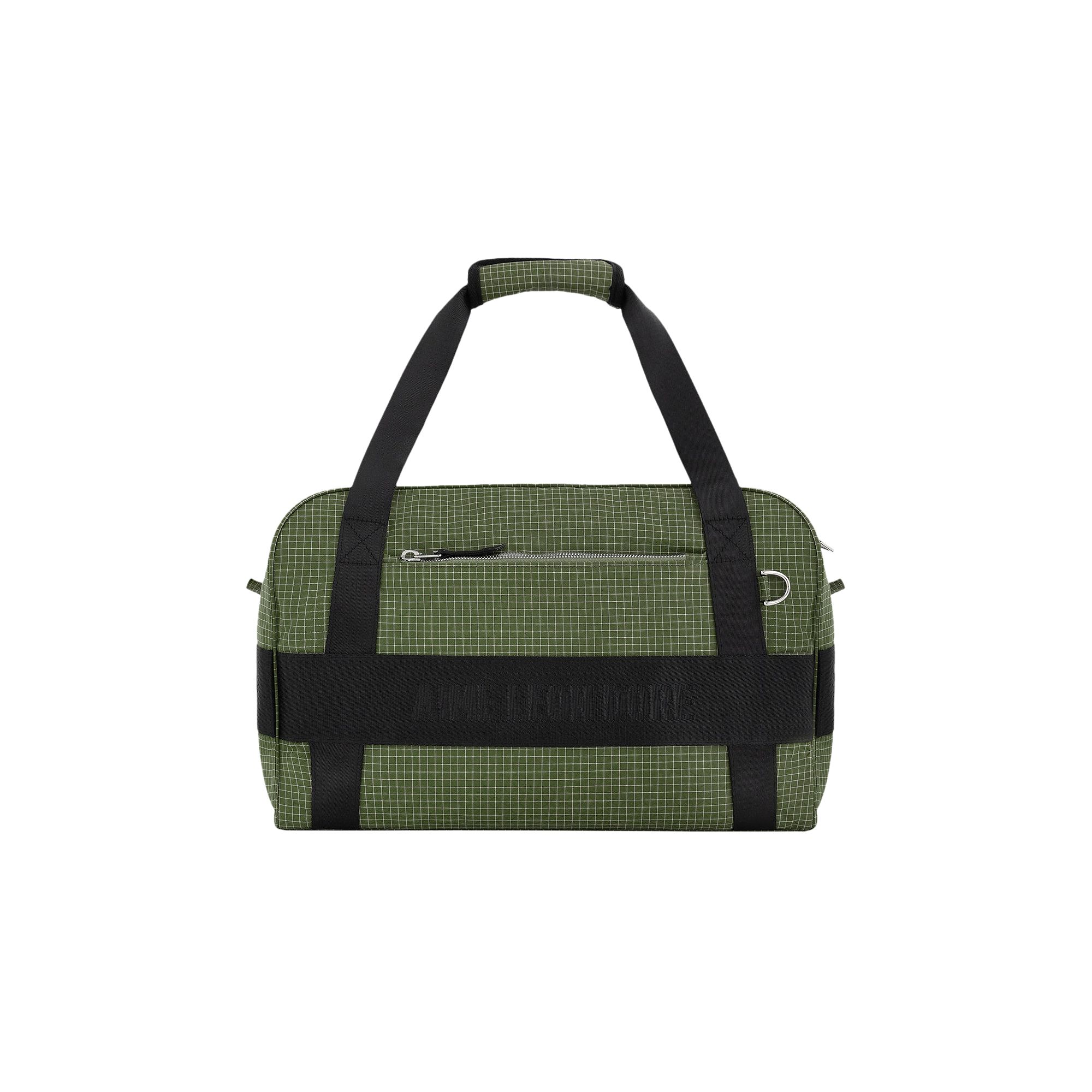 Pre-owned Aimé Leon Dore Ripstop Nylon Duffle Bag 'olive' | Green | Men's Size Onesize