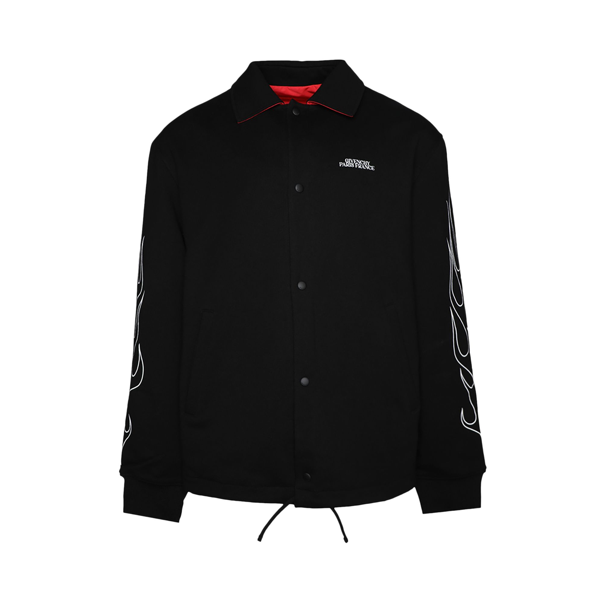 Pre-owned Givenchy Reversible Coach Jacket 'black/red' | Men's Size Xxl