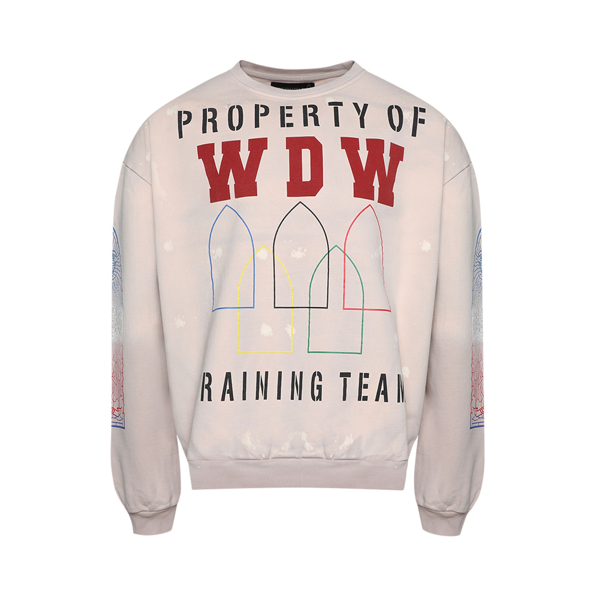 Pre-owned Who Decides War Training Crewneck Sweater 'silver' | Men's Size M