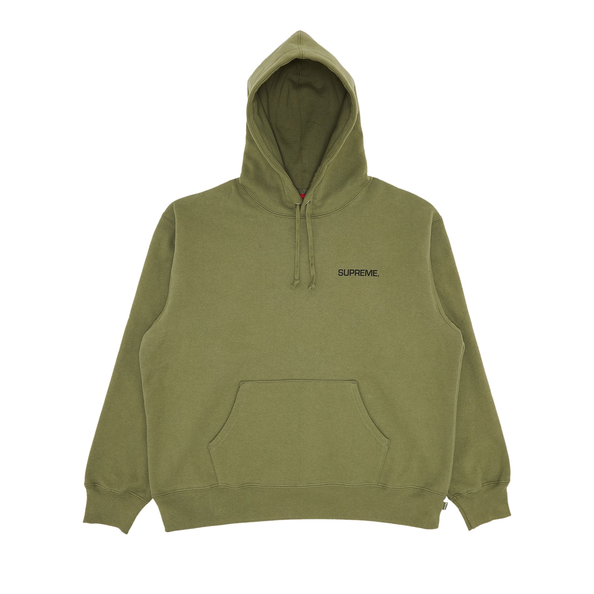 SUPREME SUPREME IMMORTAL HOODED SWEATSHIRT 'LIGHT OLIVE'