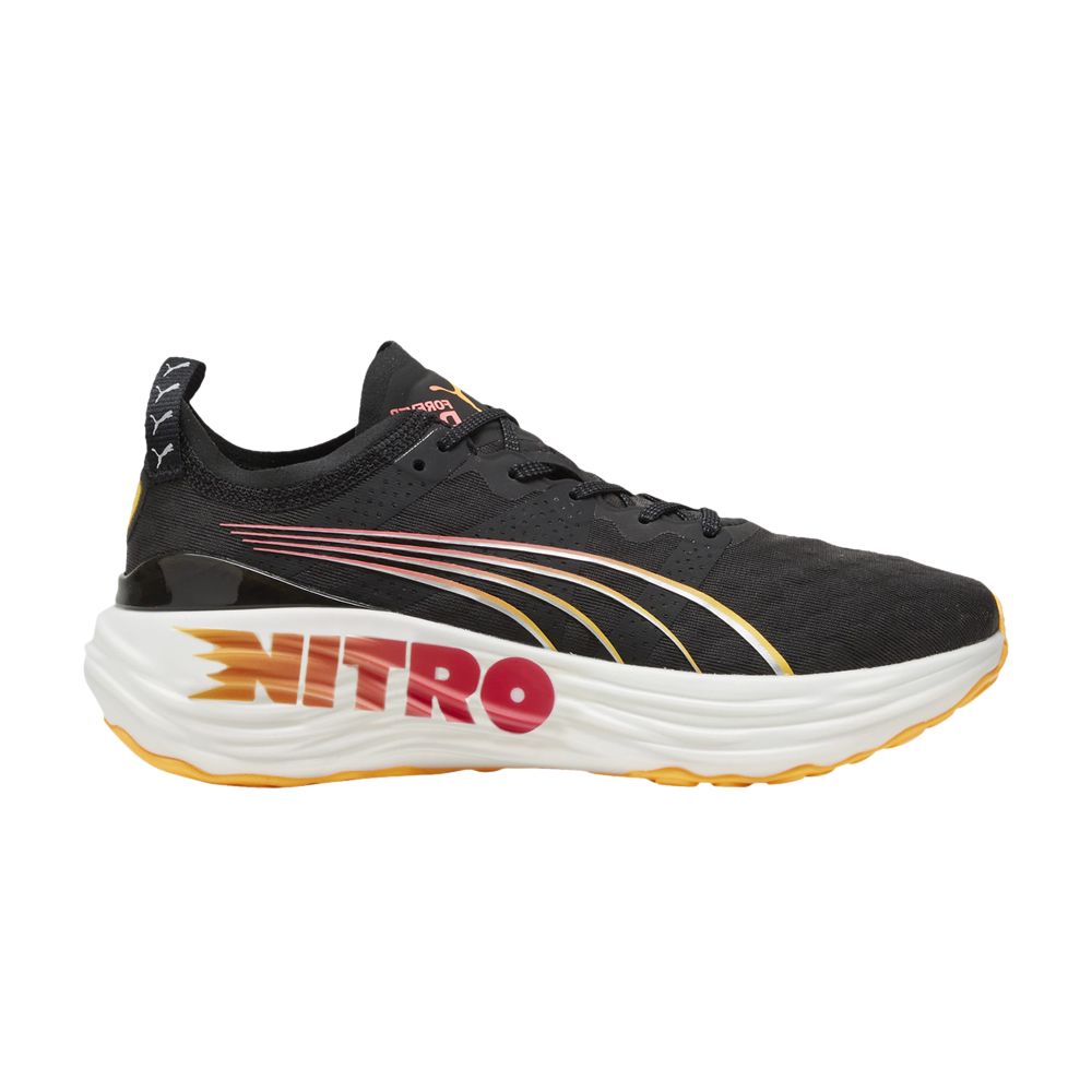 Pre-owned Puma Wmns Foreverrun Nitro 'black Sun Stream'