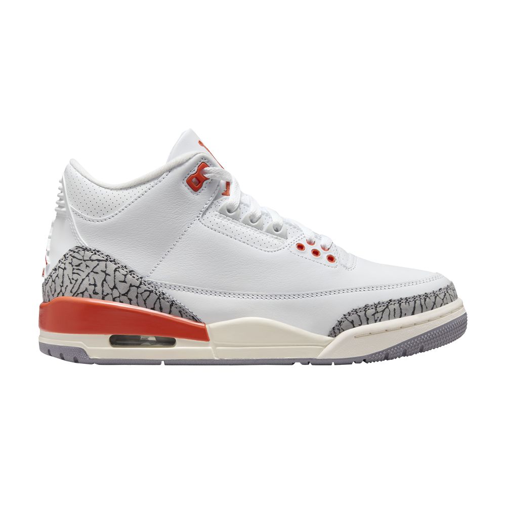 Pre-owned Air Jordan Wmns 3 Retro 'georgia Peach' In White