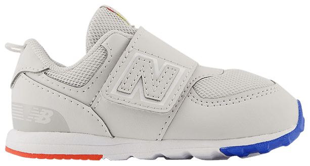 New Balance 574 New B Hook  Loop Toddler Wide Grey Matter Lemon Zest