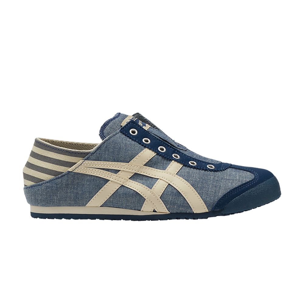 Pre-owned Onitsuka Tiger Mexico 66 Paraty 'blue Cream Chambray'
