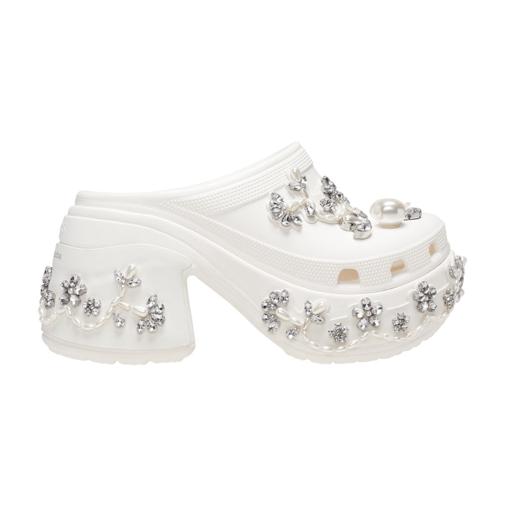 Pre-owned Crocs Simone Rocha X Siren Clog 'white'