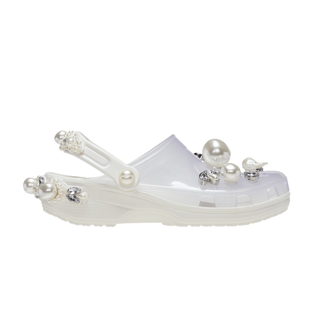 Pre-owned Crocs Simone Rocha X Classic Clog 'translucent' In Cream