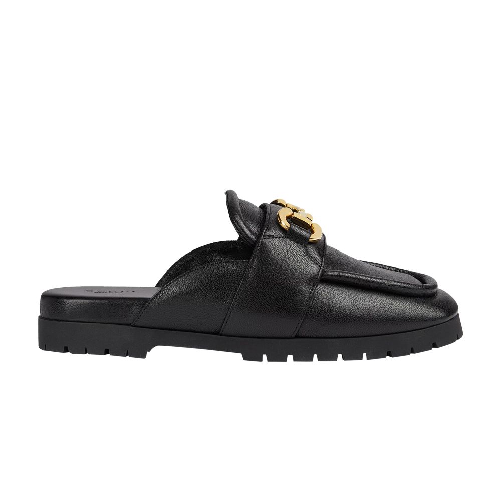 Pre-owned Gucci Wmns Horsebit Mule 'black'