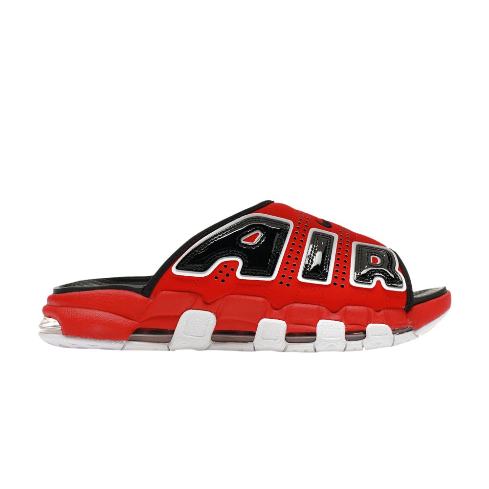 Nike Air More Uptempo Slide 'Bulls' | Red | Men's Size 12
