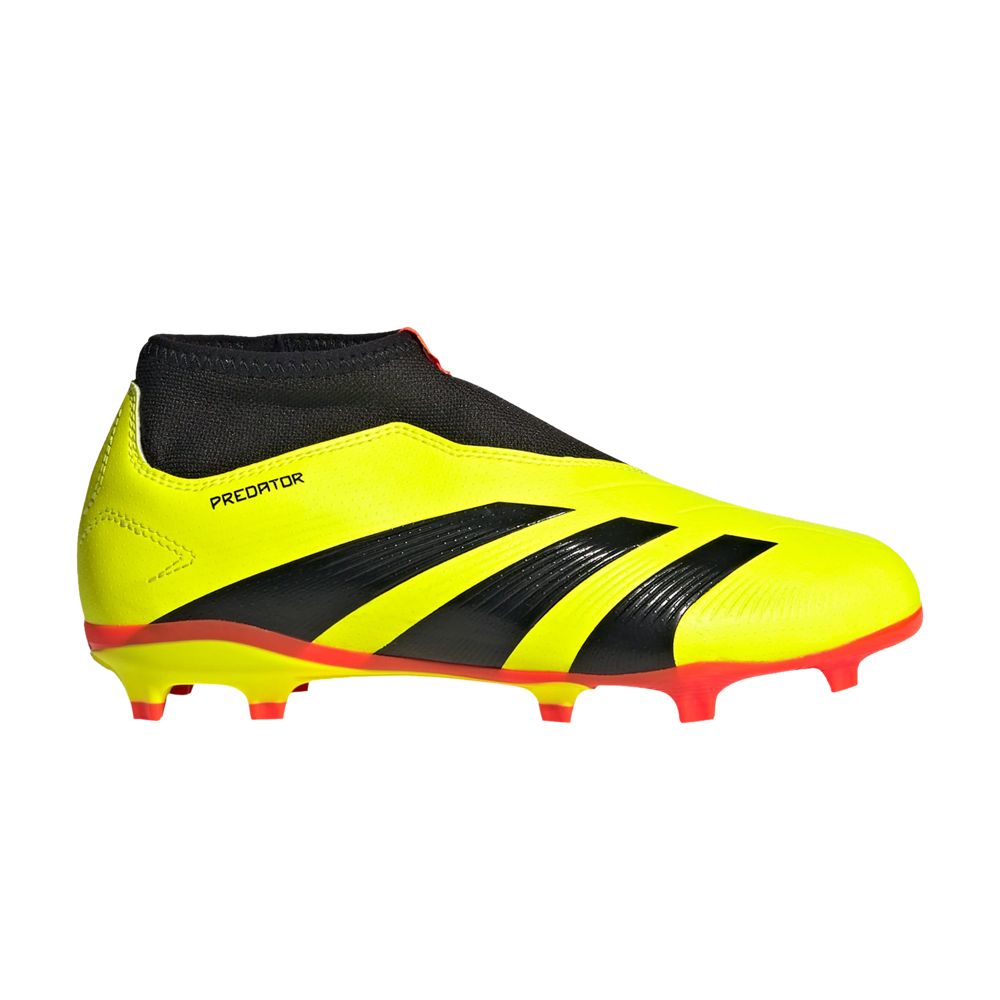 adidas Predator 24 League Laceless FG J 'Energy Citrus Pack' | Yellow | Kid's Size 2.5