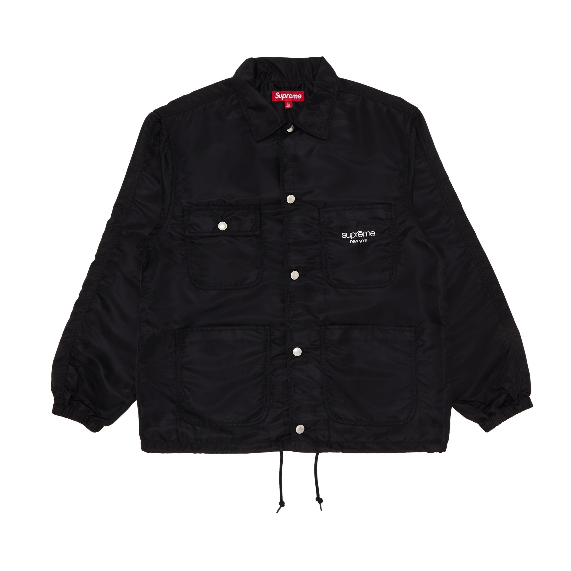 SUPREME SUPREME NYLON CHORE COAT 'BLACK'