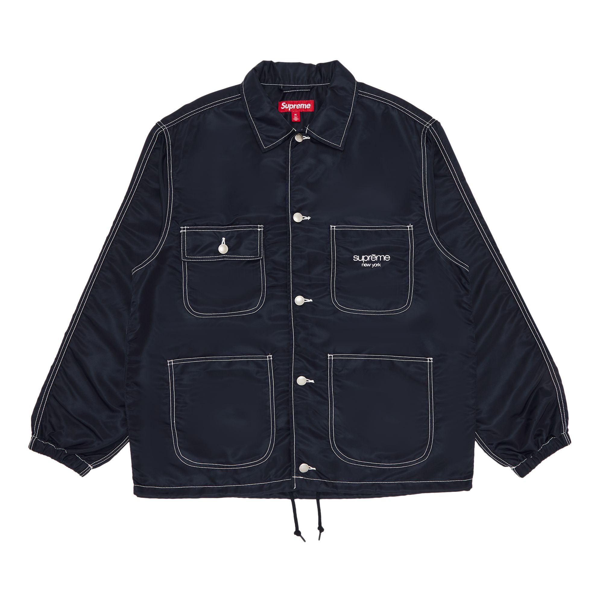 Supreme Nylon Chore Coat 'Navy' | Blue | Men's Size L