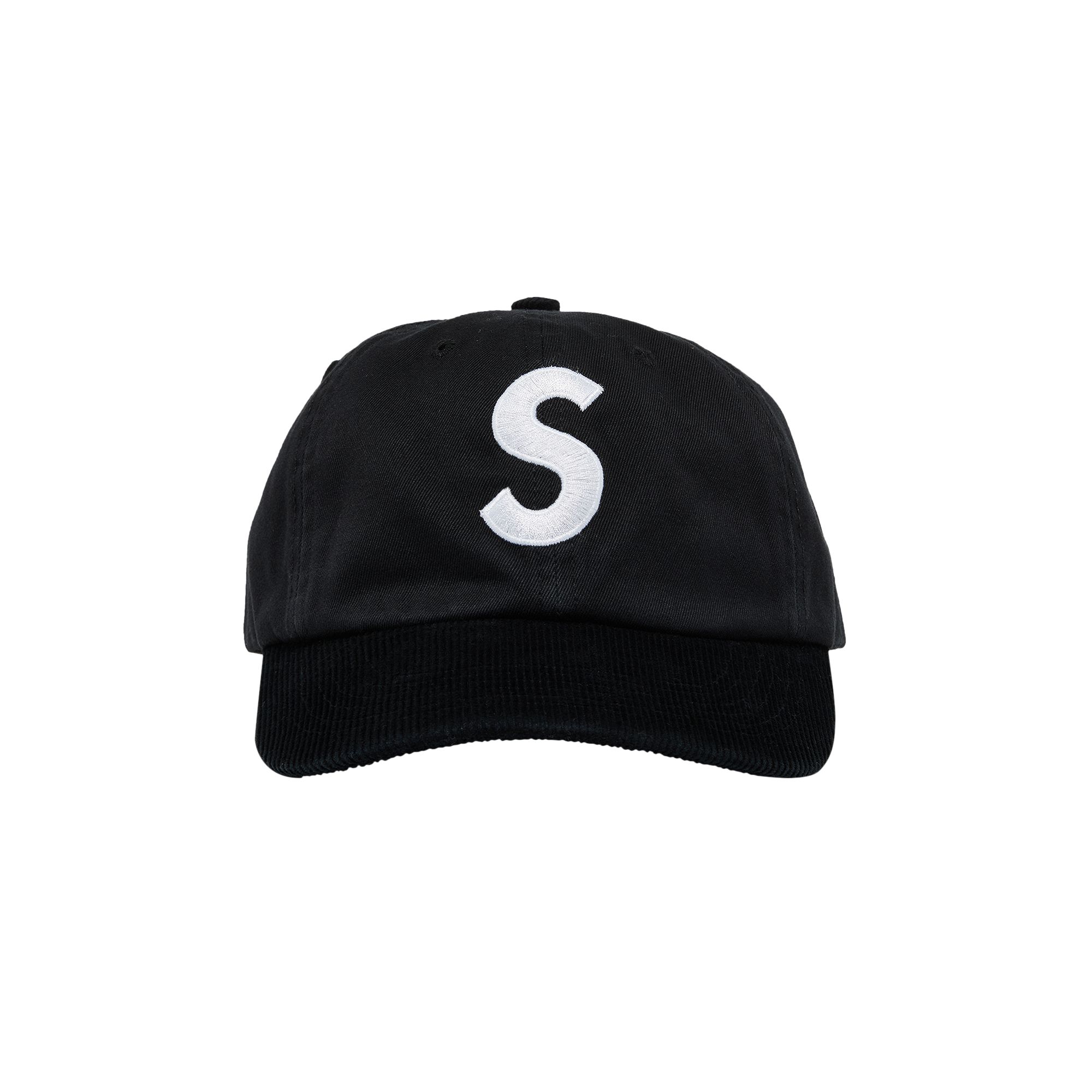 SUPREME SUPREME 2-TONE S LOGO 6-PANEL 'BLACK'