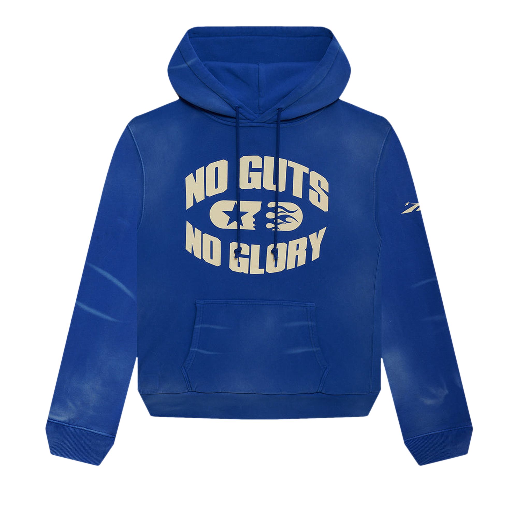 Hellstar No Guts No Glory! Hoodie 'Blue' | Men's Size M