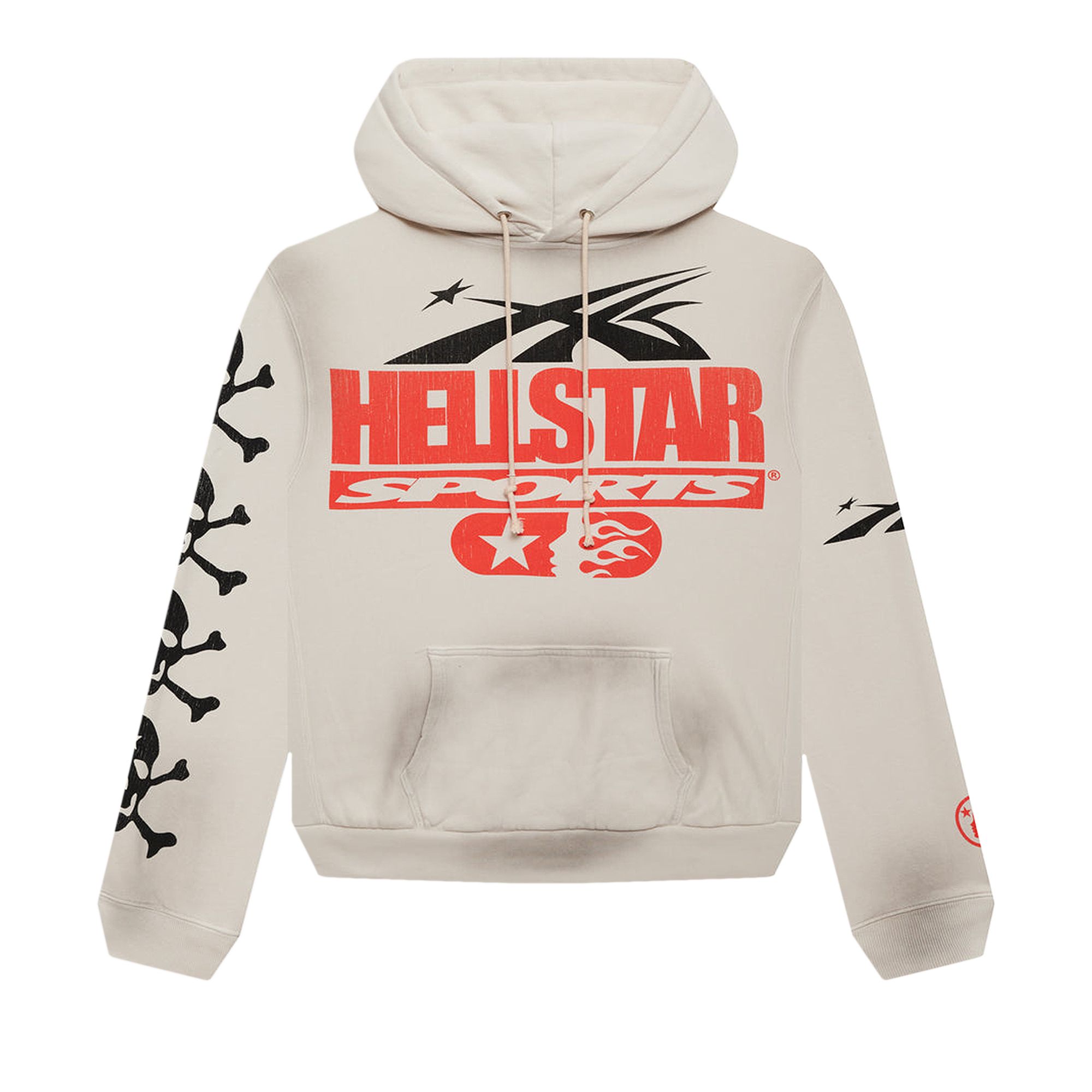 HELLSTAR HELLSTAR IF YOU DONT LIKE US BEAT US HOODIE 'WHITE'