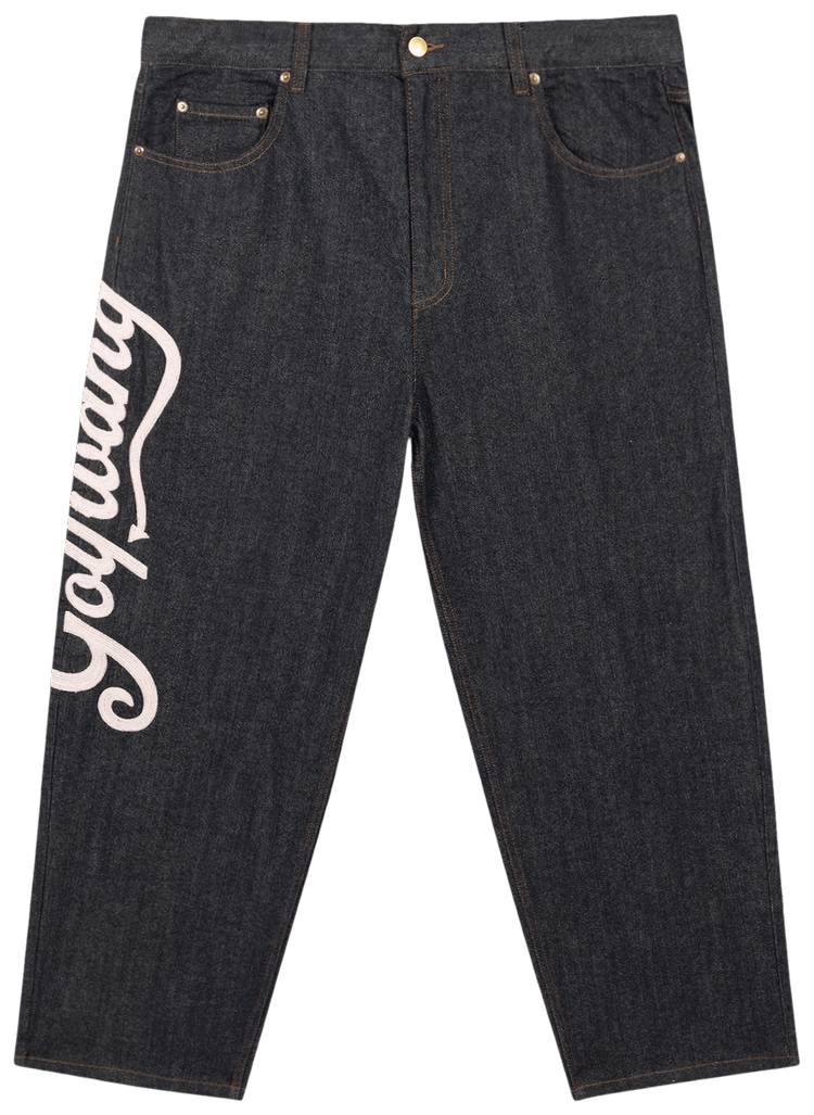 golf wang クロコダイルデニム Golf Wang Smiley Face Denim Jeans Size 32 | eBay