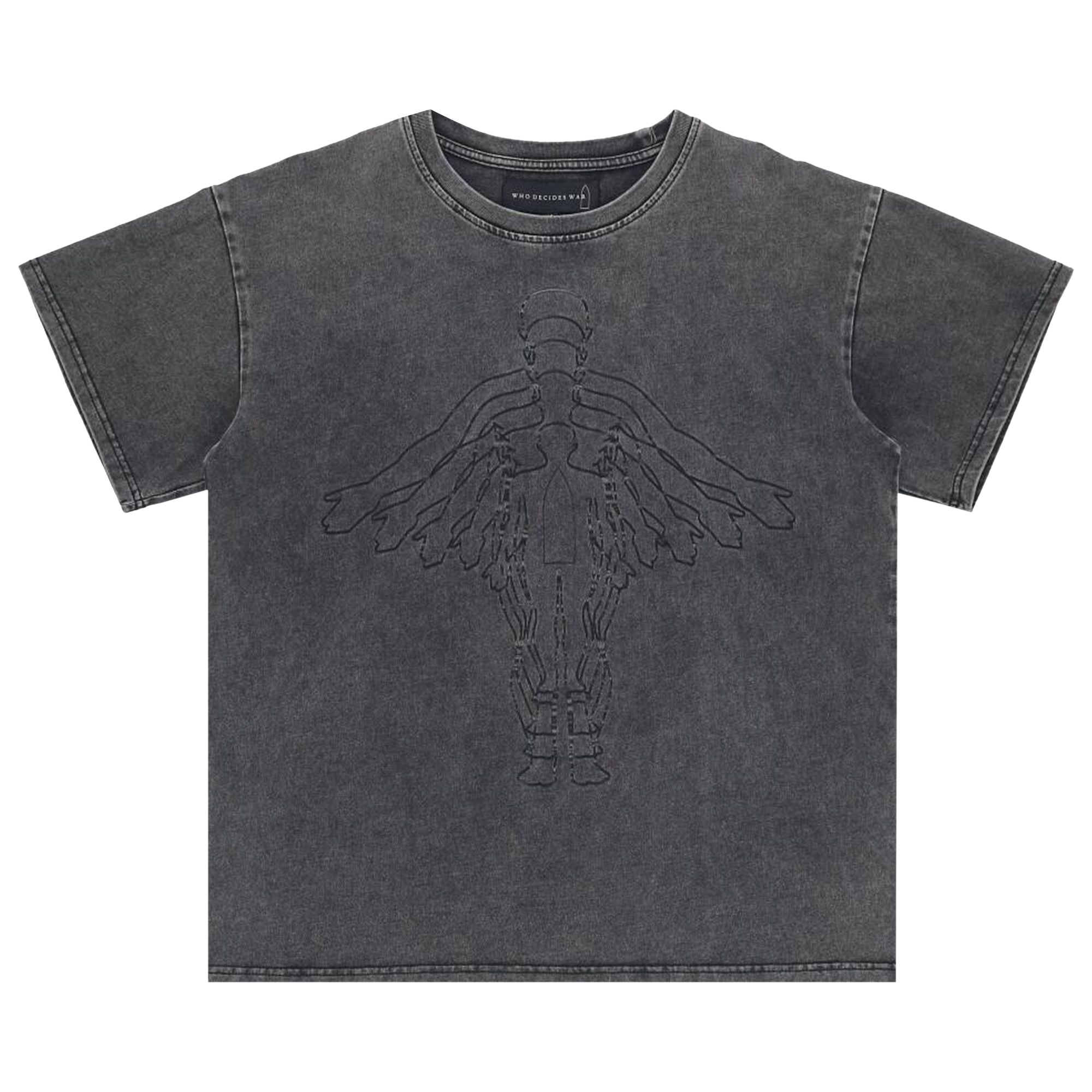 Pre-owned Who Decides War Transition T-shirt 'vintage Grey' | Men's Size M In Gray