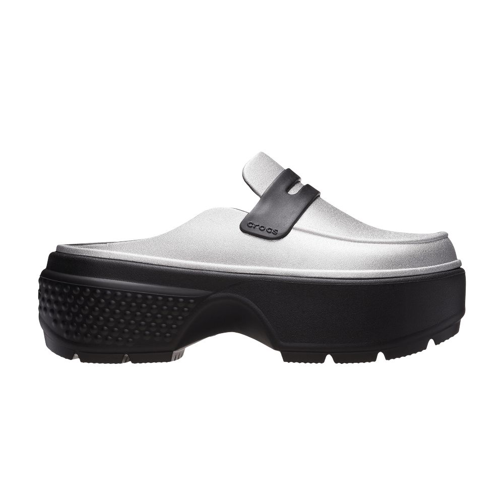 Crocs Stomp Loafer 'Silver Black' | Men's Size 9