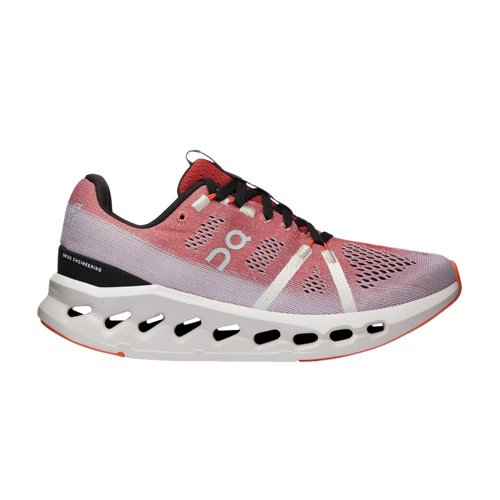 Pre-owned On Wmns Cloudsurfer 'auburn Frost' In Red