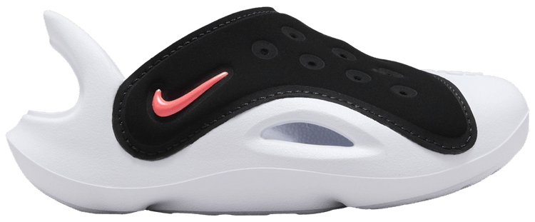 Nike Aqua Swoosh Sandal TD Black Hyper Orange