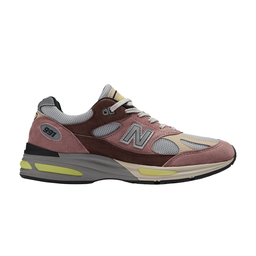 Pre-owned New Balance 991v2 Made In England 'rosewood' In Pink