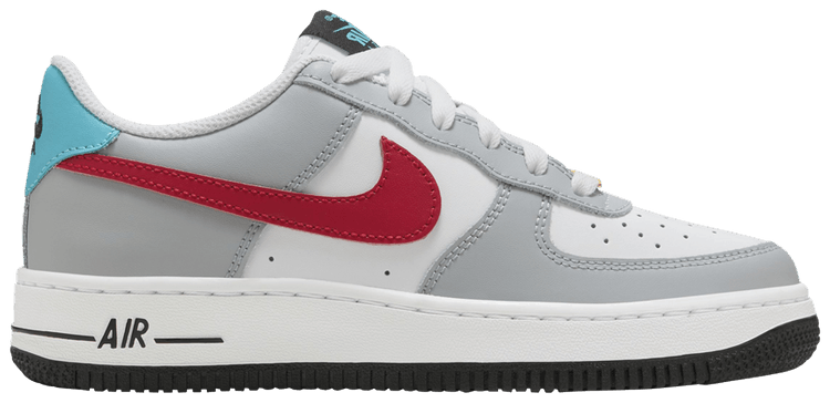 Size 3.5 Air Force 1 LE GS Grey Red Blue