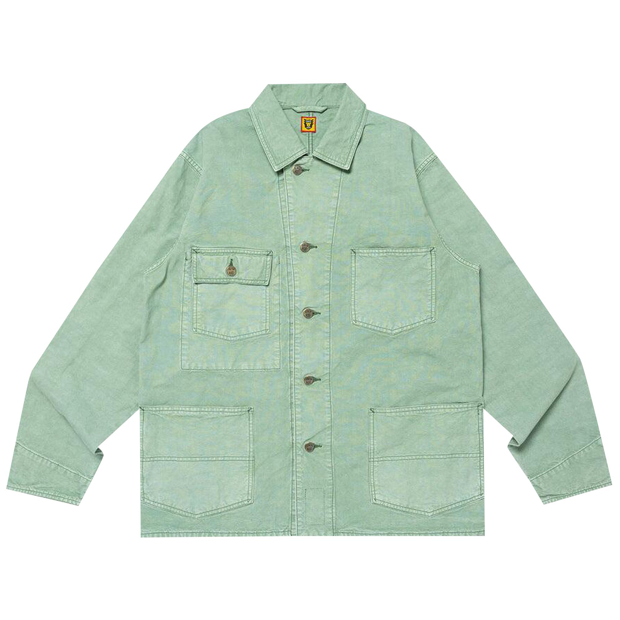 HUMAN MADE HUMAN MADE GARMENT DYED COVERALL JACKET 'GREEN'