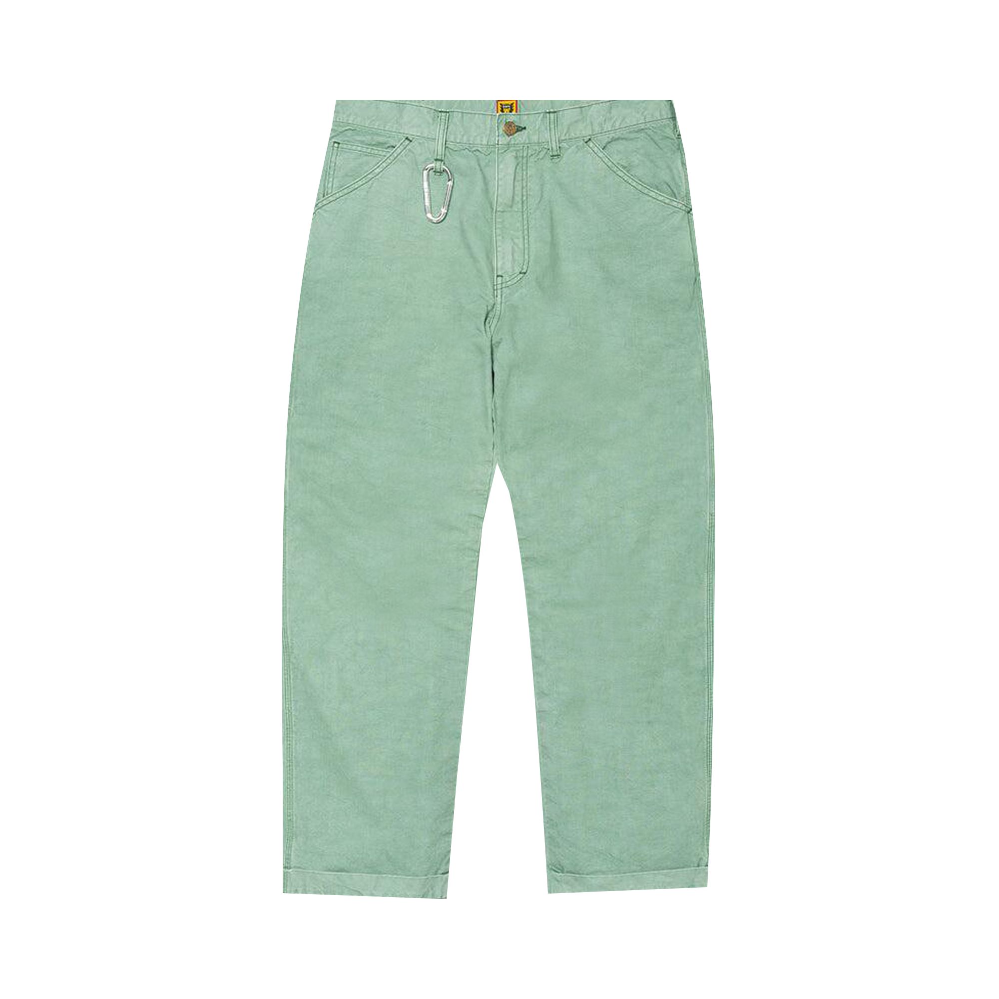 Click to view more detailed imagery on our partner's website Pre-owned Human Made Garment Dyed Painter Pants 'green'
