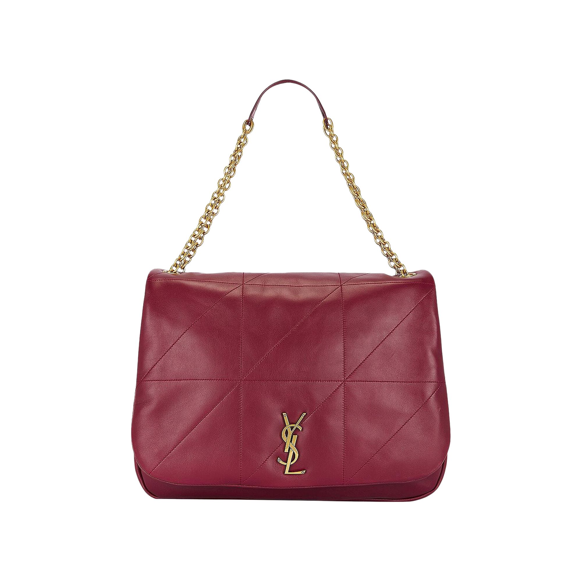 Pre-owned Saint Laurent Jamie 4.3 Chain Bag 'wine' In Red
