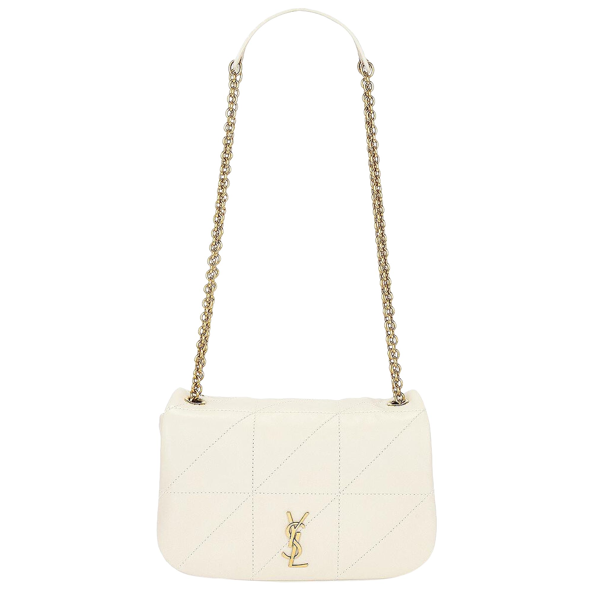 Pre-owned Saint Laurent Mini Jamie 4.3 Chain Bag 'soft Cream'