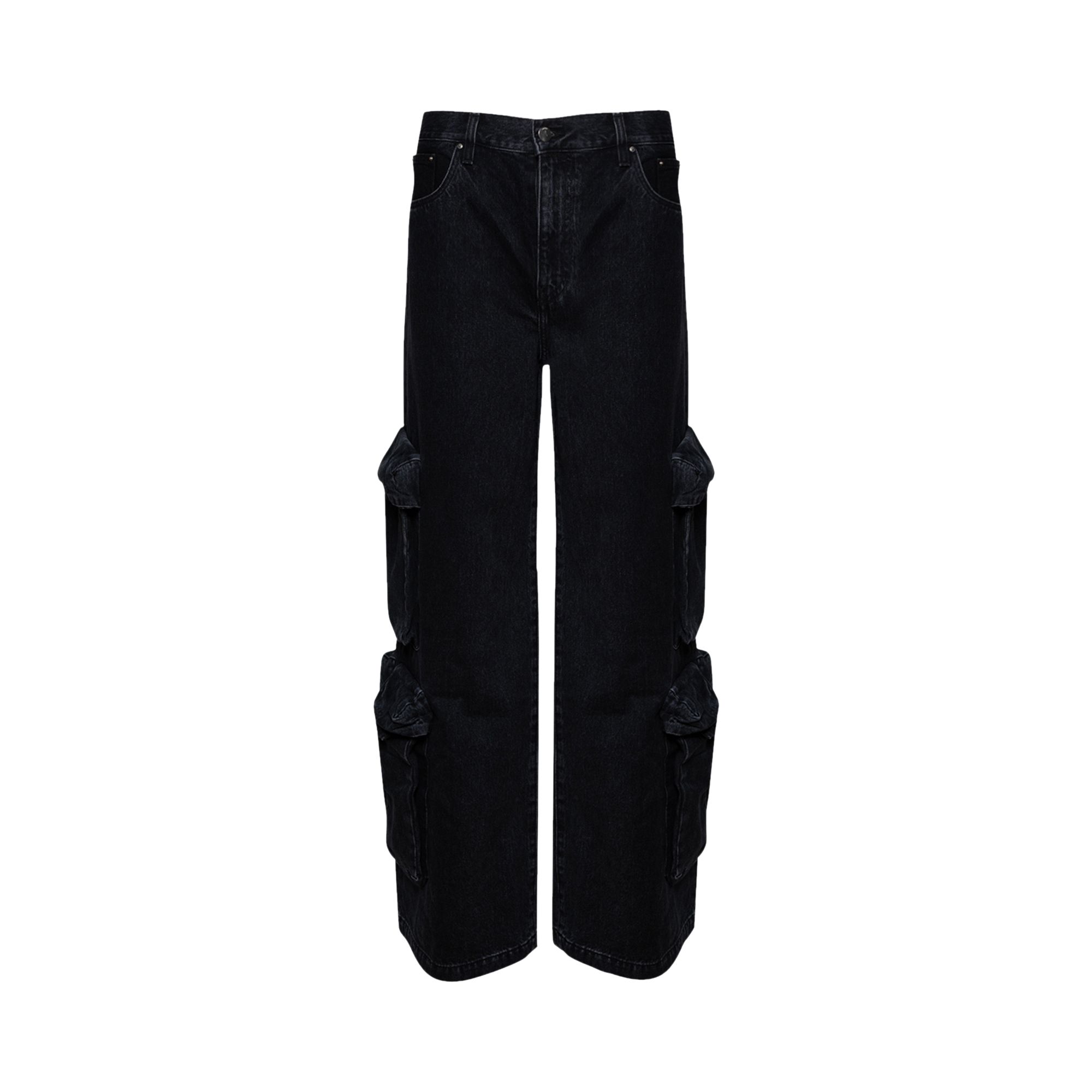 Pre-owned Amiri Baggy Cargo Jean 'river Indigo' | Blue | Women's Size 28