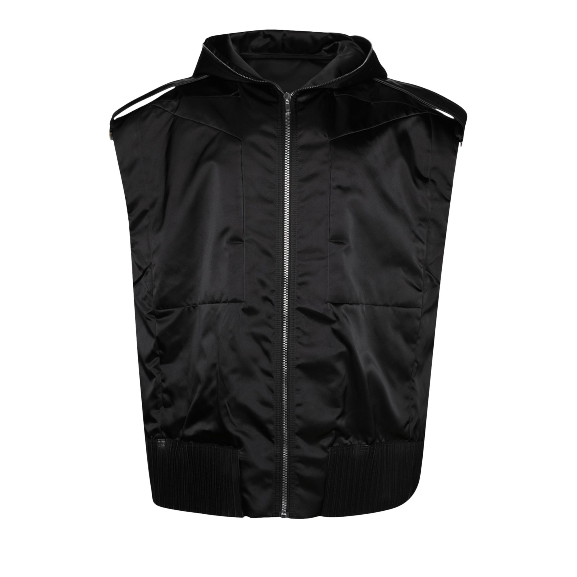 Pre-owned Rick Owens Lido Sleeveless Hoodie 'black' | Men's Size 52