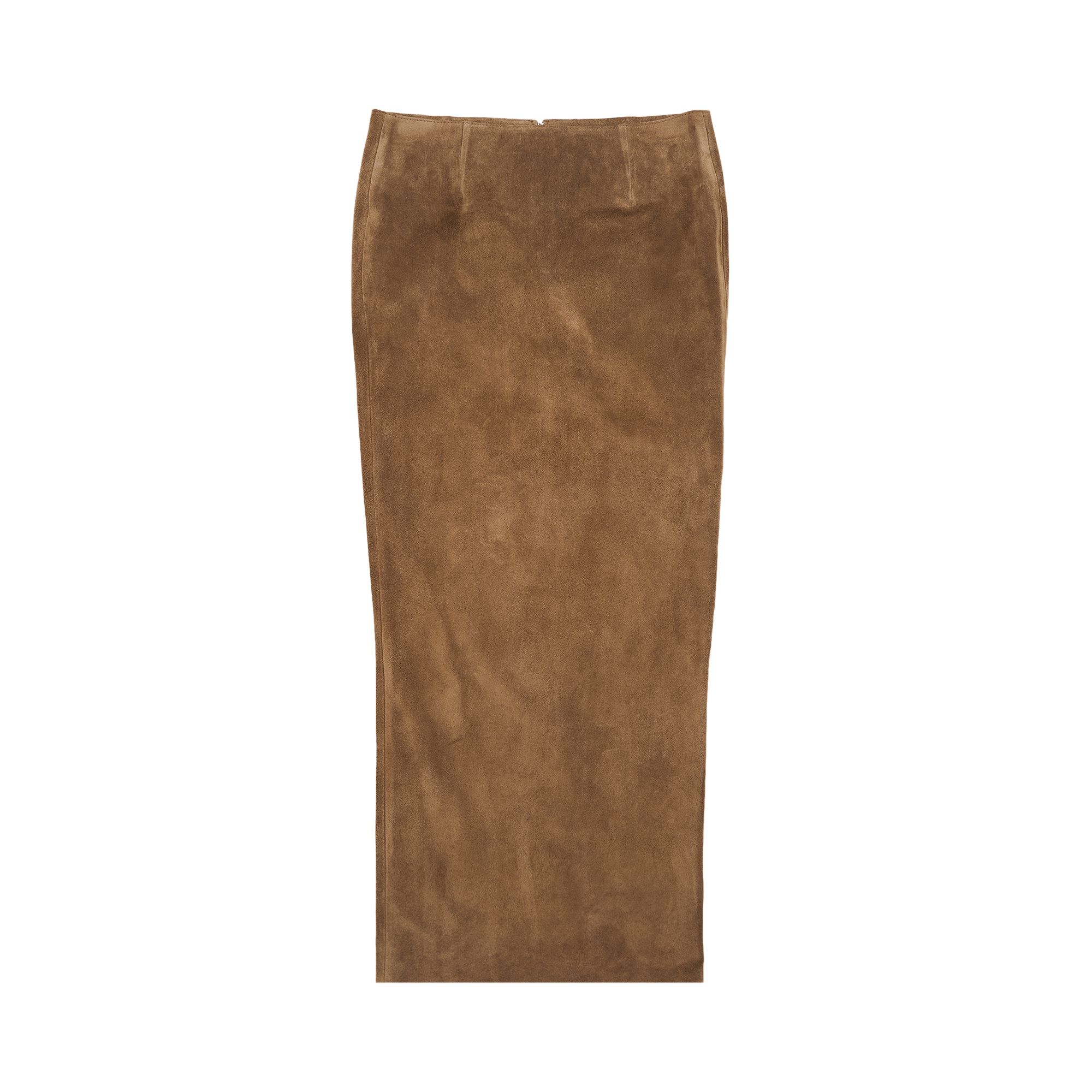 Pre-owned Marni Low Waisted Long Pencil Skirt 'creta' | Brown | Women's Size 40