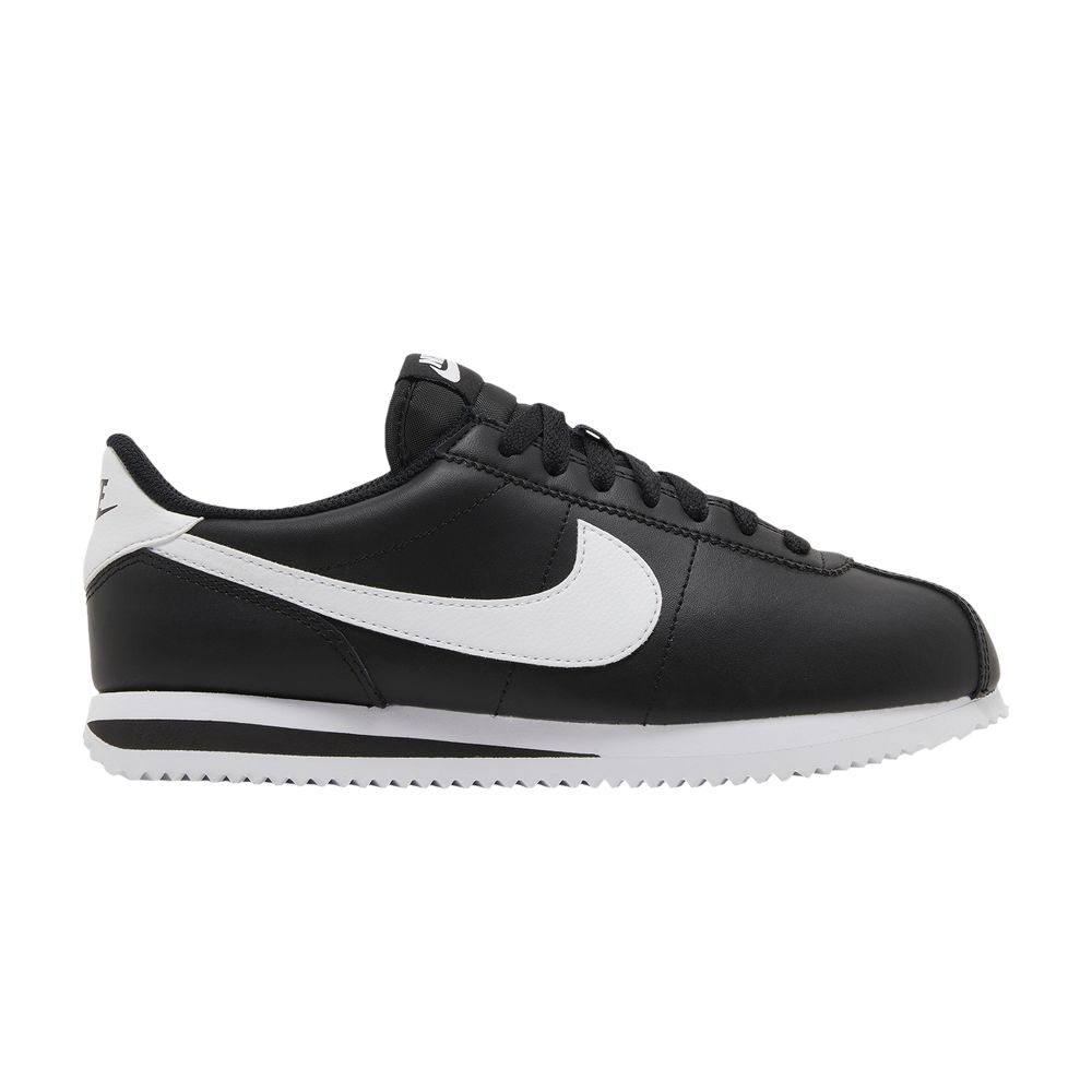 Pre-owned Nike Wmns Cortez Leather 'black White'