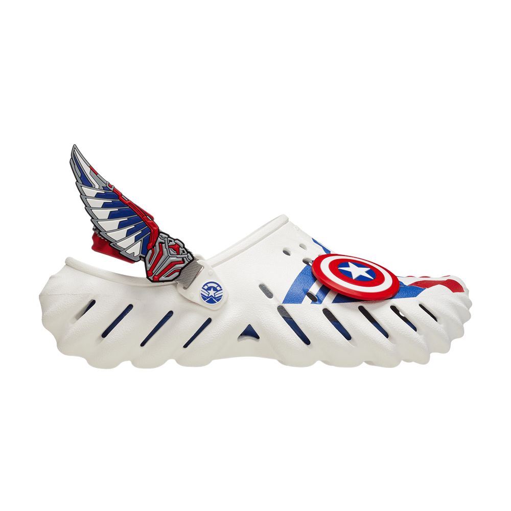 Crocs Marvel x Echo Clog 'Captain America' | White | Men's Size 5