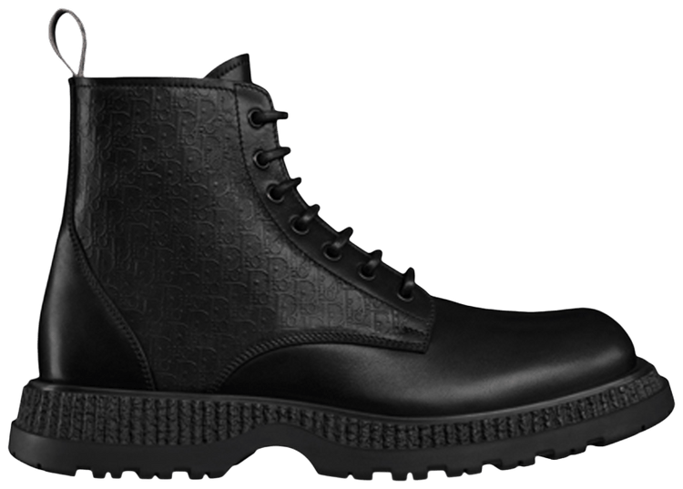 【DIOR】BUFFALO LACE-UP BOOTS Buy Dior Buffalo Lace Up Ankle Boot 'Dior Oblique Debossed