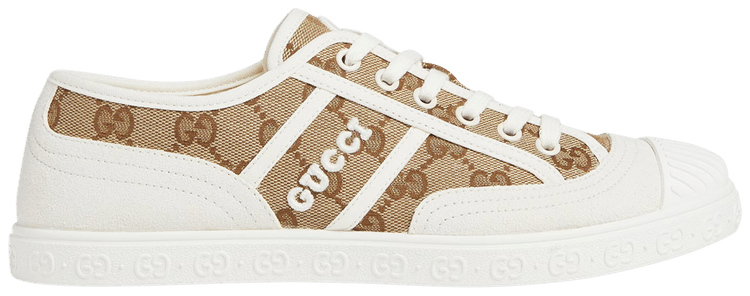 Gucci Wmns GG Canvas Trainer 'White Beige Monogram'