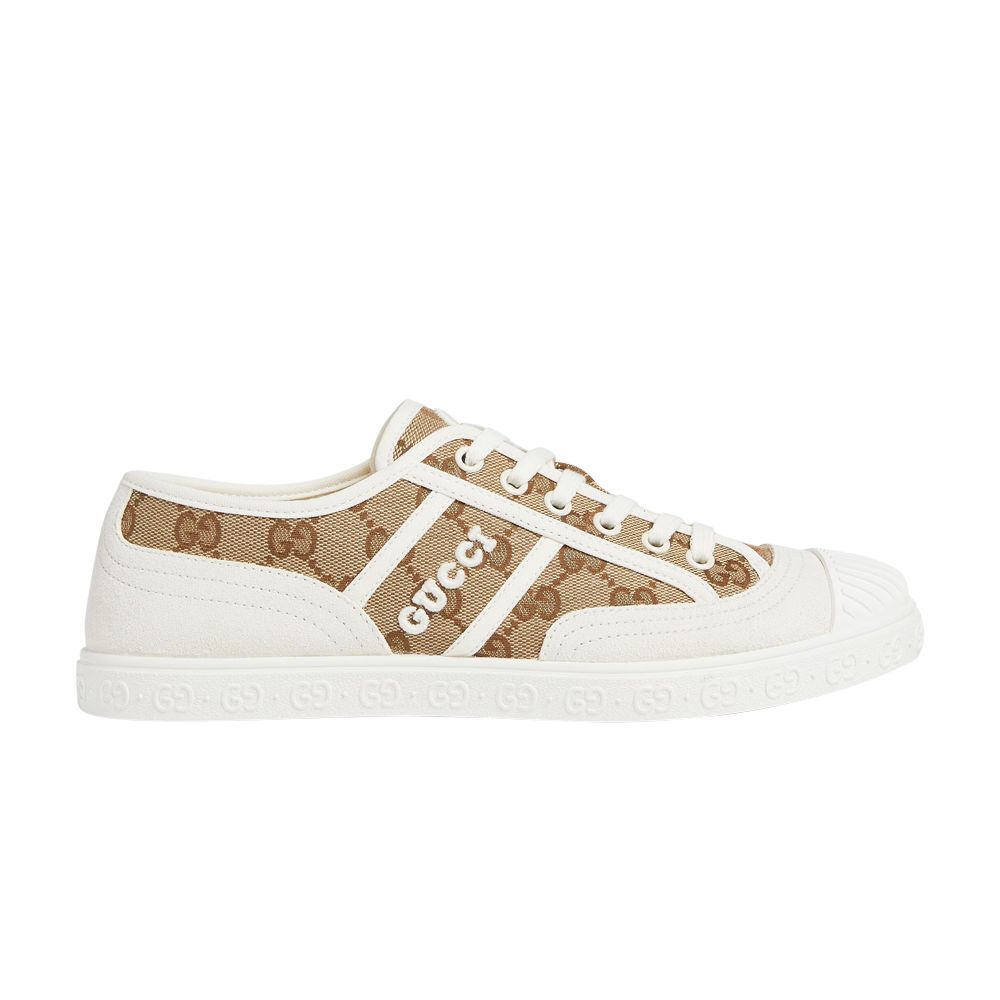 Gucci Wmns GG Canvas Trainer 'White Beige Monogram' | Cream | Women's Size 4