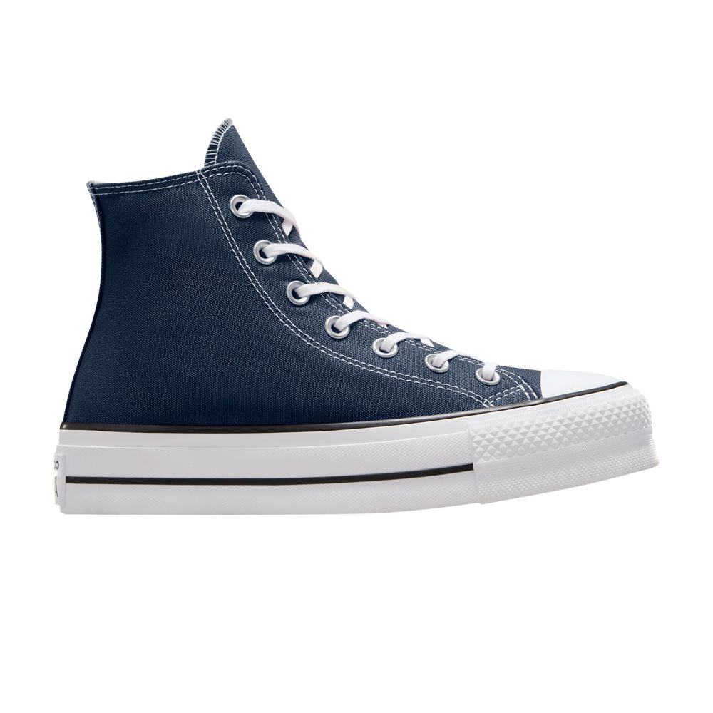 Pre-owned Converse Wmns Chuck Taylor All Star Lift Platform High 'navy' | Blue | Women's Size 9.5