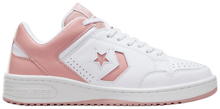 Converse Weapon Low White Static Pink