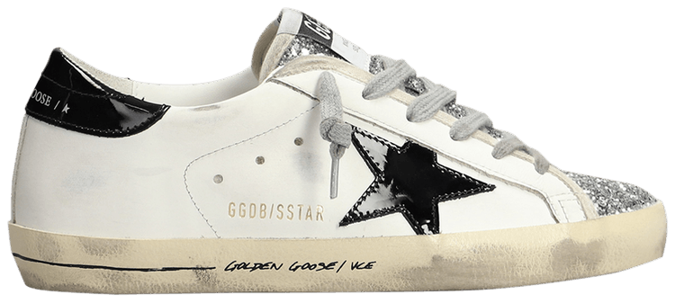 スニーカー GOLDEN GOOSE Women Sneakers 413804 GWF00804F006965 WHITE Buy Golden Goose Wmns Superstar 'White Black Silver Glitter