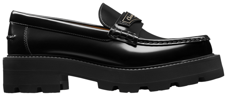 Dior｜FLAT SHOES/LOAFERS (KDB862ACA 900) Dior Boy Platform Loafer Black Brushed Calfskin | DIOR
