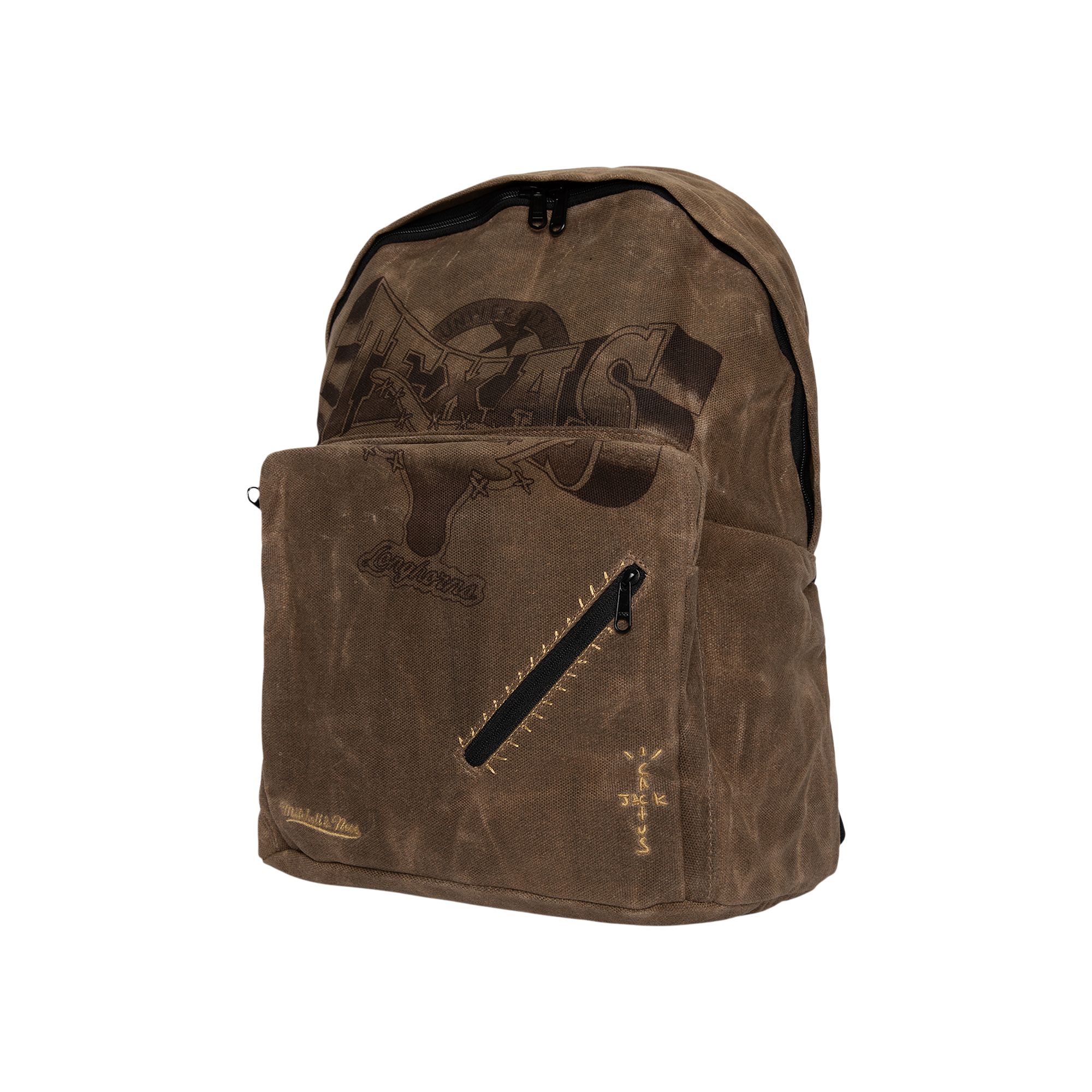 Cactus Jack by Travis Scott x Mitchell & Ness University Of Texas Backpack 'Brown' | Men's Size Onesize