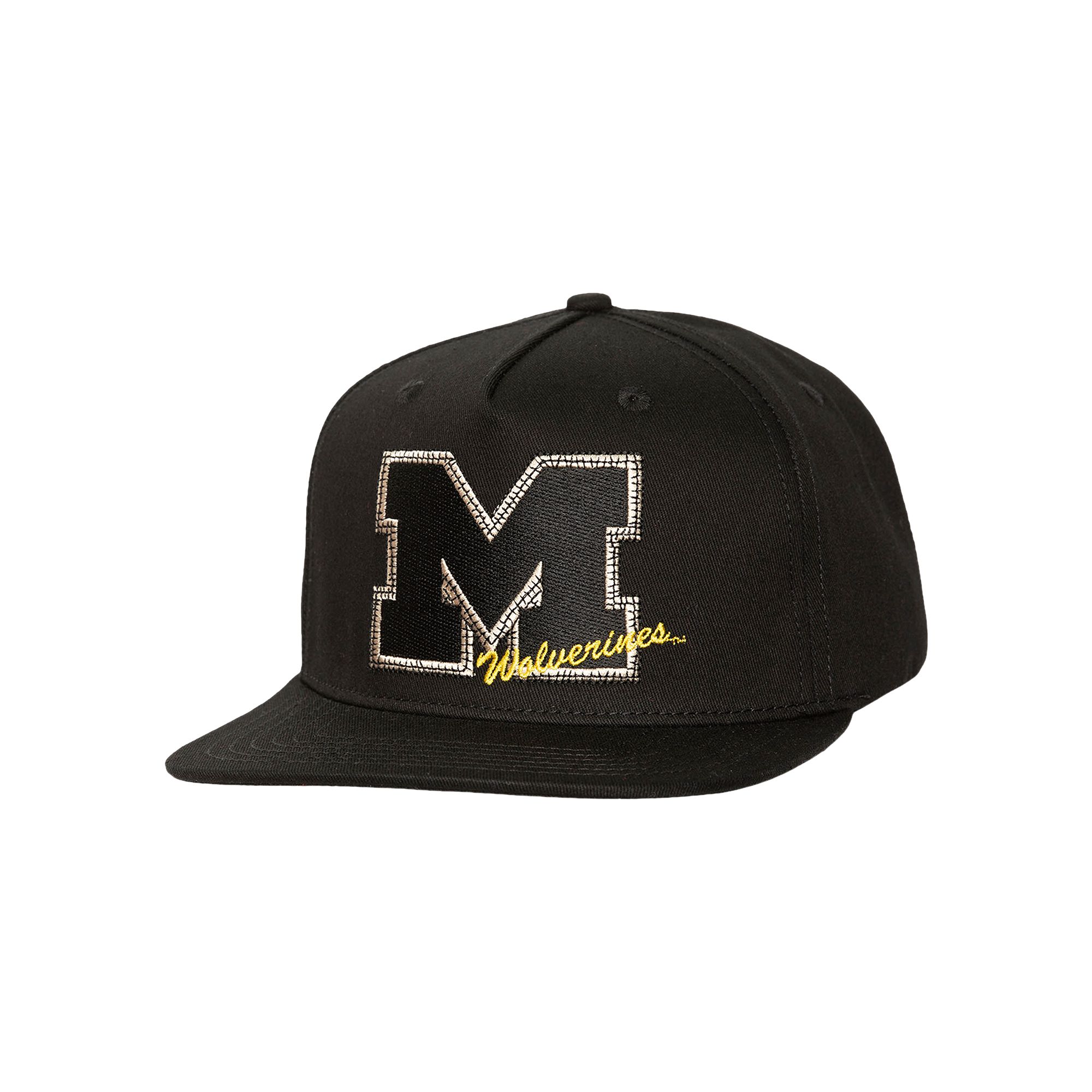 Pre-owned Cactus Jack By Travis Scott X Mitchell & Ness University Of Michigan Hoodie 'black'