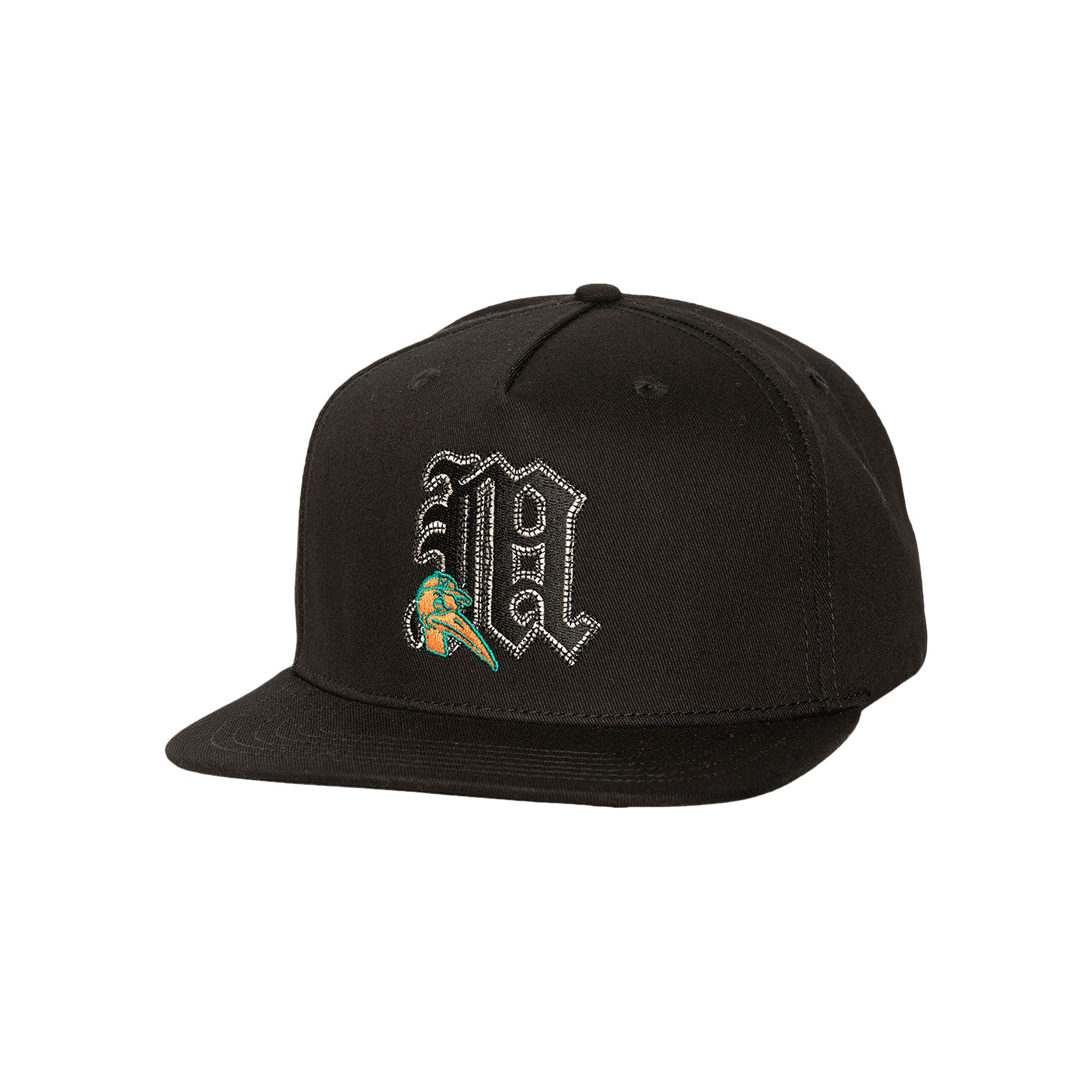 Pre-owned Cactus Jack By Travis Scott X Mitchell & Ness University Of Miami Hat 'black'