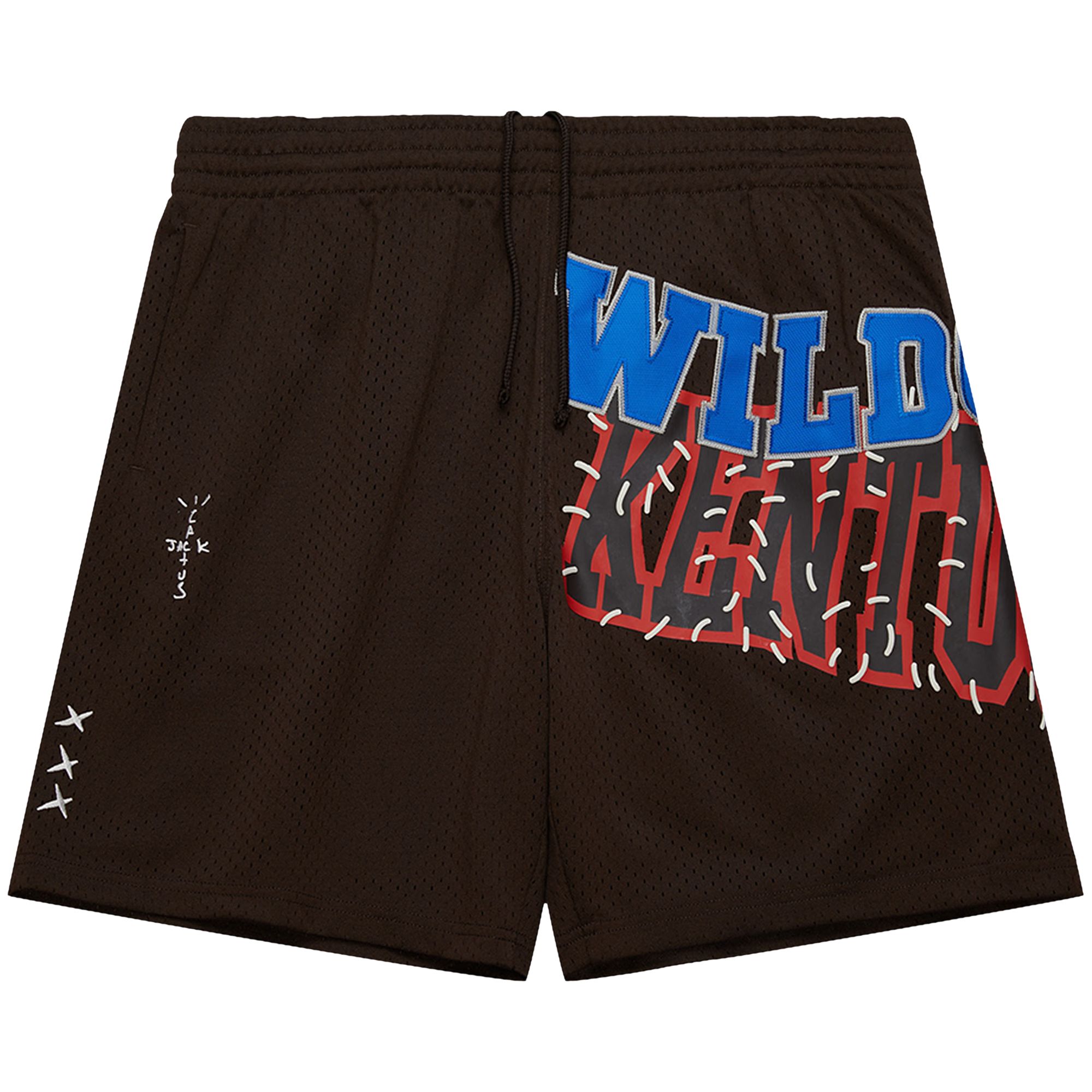 Pre-owned Cactus Jack By Travis Scott X Mitchell & Ness University Of Kentucky Shorts 'brown' | Men's Size Xxl