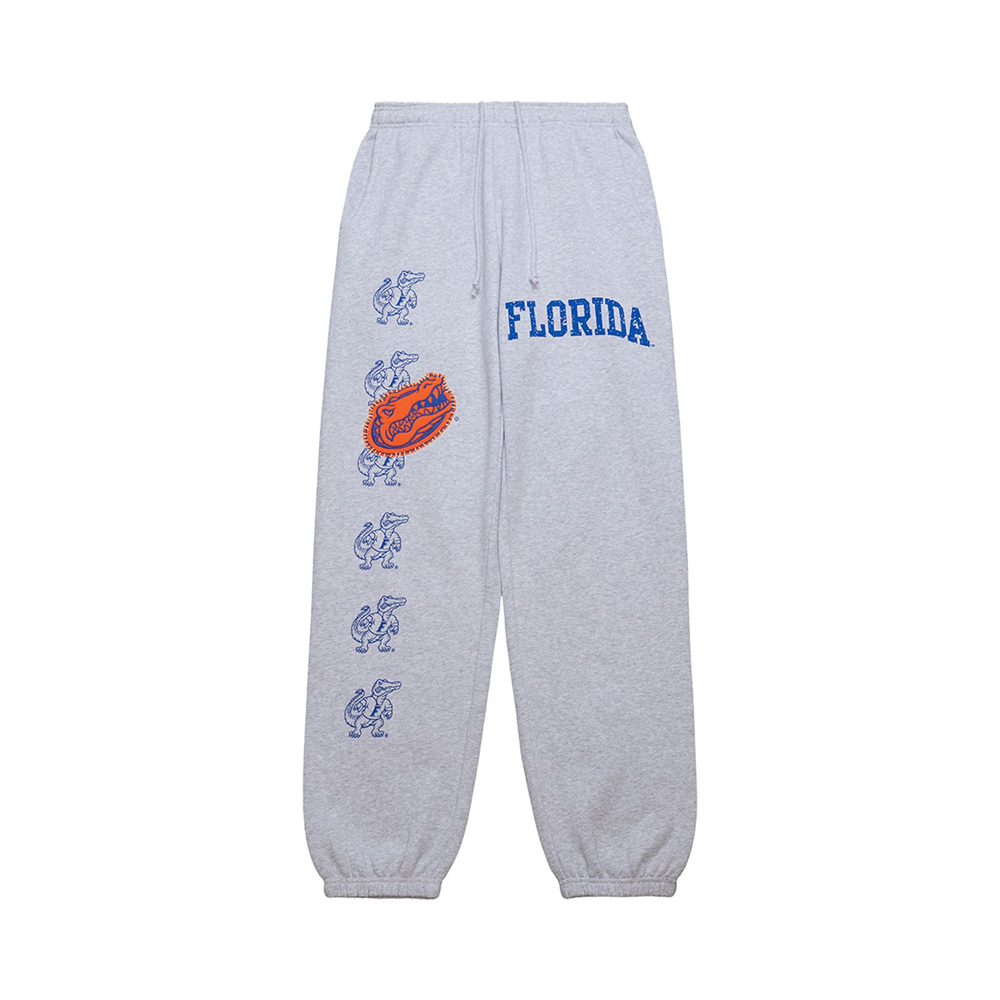 Pre-owned Cactus Jack By Travis Scott X Mitchell & Ness University Of Florida Sweatpants 'grey Heather' | Men'