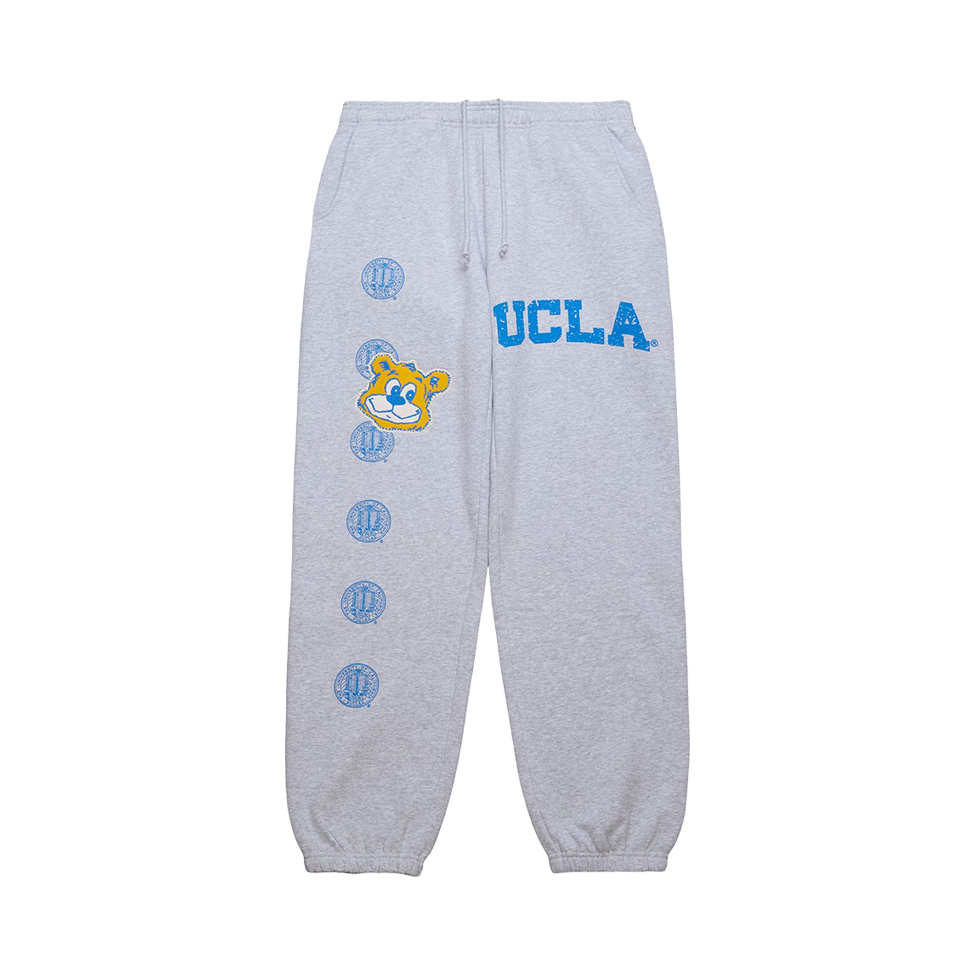Pre-owned Cactus Jack By Travis Scott X Mitchell & Ness University Of California, Los Angeles Sweatpants 'grey In Gray